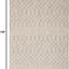 Alfombra gris claro 6x9ft interior/exterior fácil limpieza