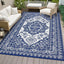 Alfombra exterior impermeable 8x10ft con estacas