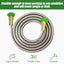 Manguera jardín acero inox 304 10ft conector metal hembra