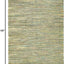 Alfombra algodón tejida a mano color azul y multi