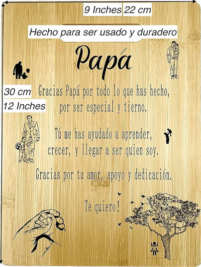 Tabla de Cortar Española de Madera para Cocina y Hogar