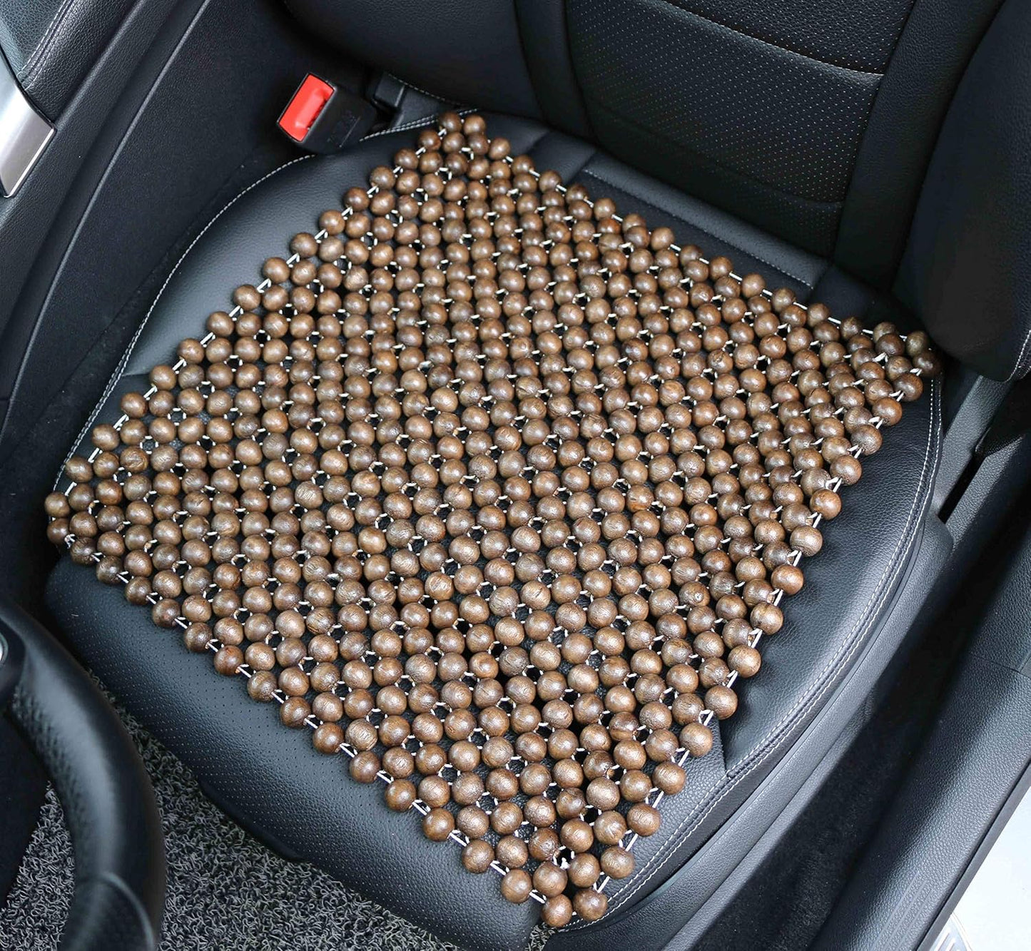 Protector asiento madera natural transpirable coche sedán
