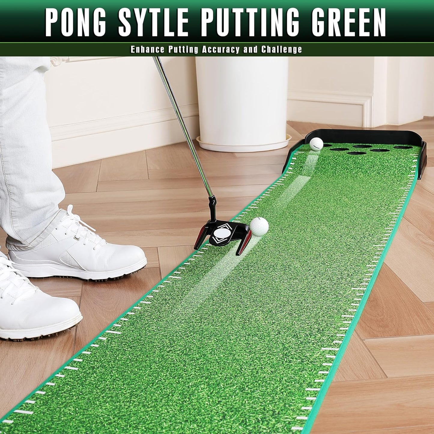 Cubierta de práctica de golf para mejorar precisión