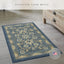 Alfombra cocina antideslizante lavable 1.8x2.10ft color azul