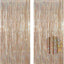 2 Cortinas Flecos Aluminio Decoración Fiesta Boda