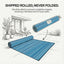 Alfombra exterior impermeable plástico reciclado rayas