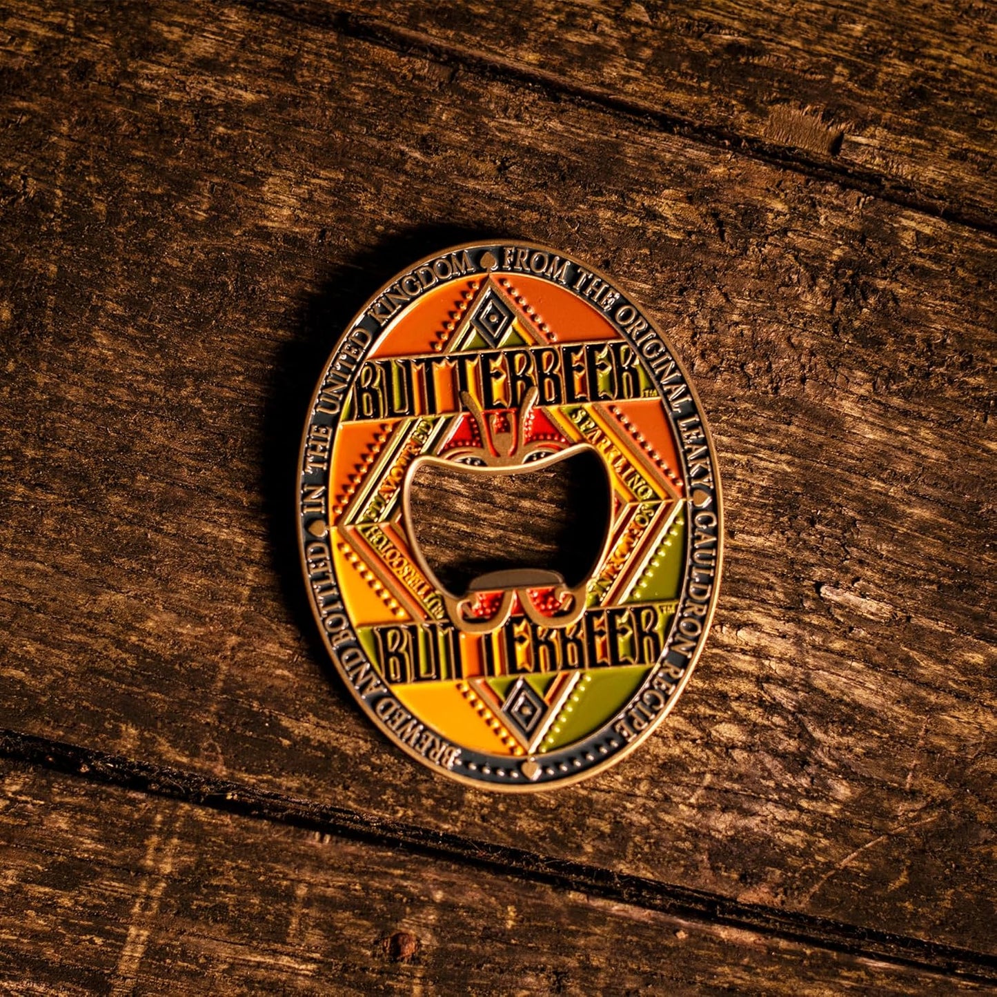 Abrebotella magnética Harry Potter MinaLima latón