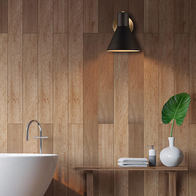 Aplique baño estilo tocador latón satinado