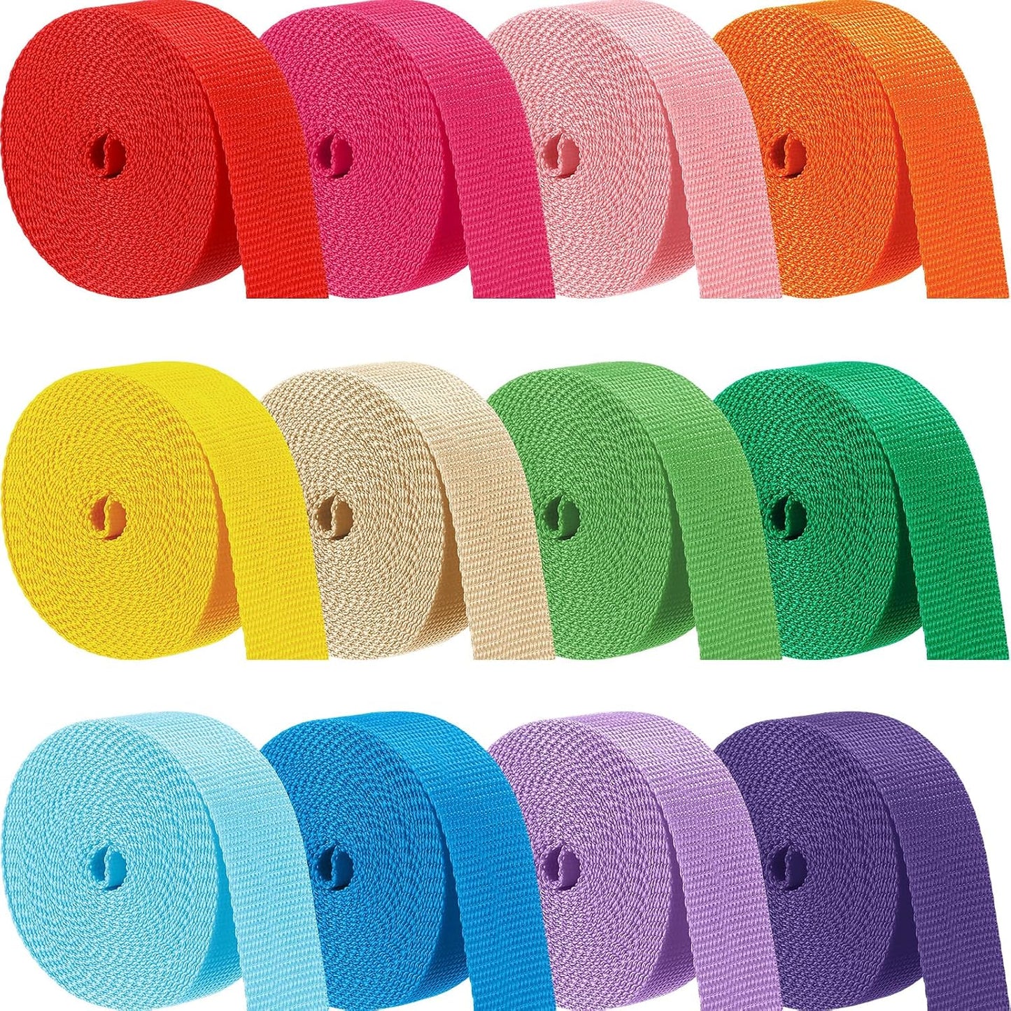 12 Rollos Correas 1.5pulg Resistente Tapicería