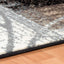 Alfombra pasillo respaldo yute decoración floral