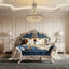Candelabro cristal 6 luces estilo granja bronce comedor