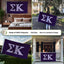 Bandera morada Sigma Kappa 3x5ft letrero decorativo