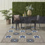 Alfombra 5x8 pies dormitorio sala comedor fácil de limpiar