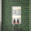 Nicho ducha LED acero inox 24x12" sin azulejos
