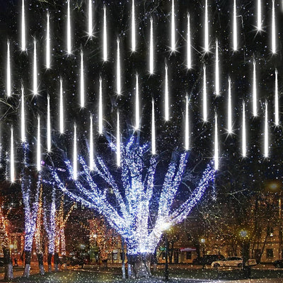 Luces carámbano nieve 240LED impermeable con temporizador