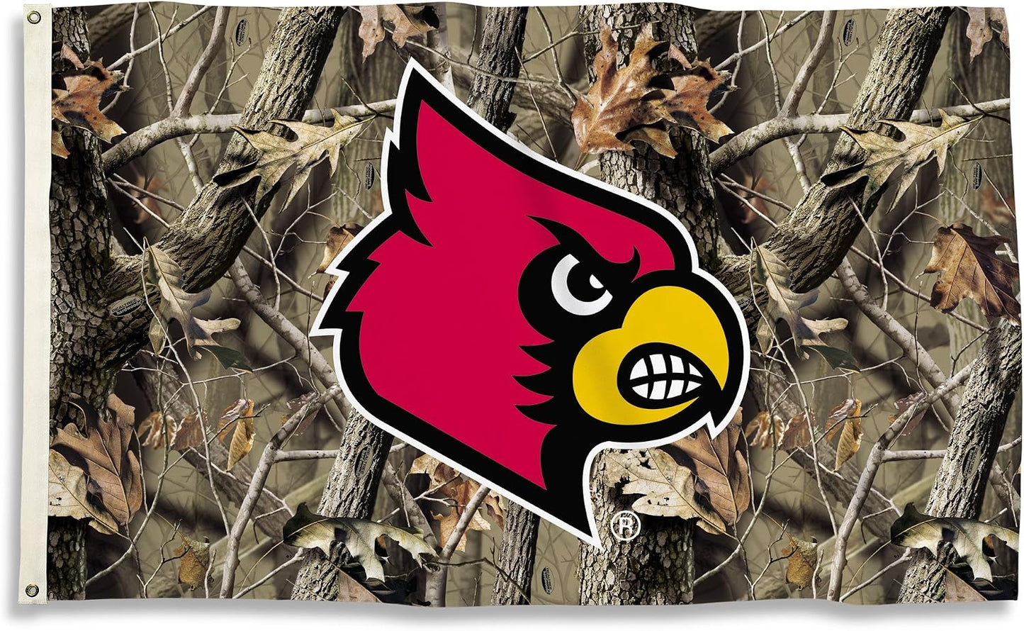 Bandera Louisville Cardinals 3x5ft camuflaje Realtree