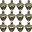 Abrebotellas hierro fundido latón 12uds montaje bronce antiguo