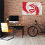 Bandera NBA Atlanta Hawks Tie-Dye 3x5pulg decoración hogar