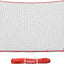 Red barrera deportiva portátil 12x9ft y 20x10ft con bolsa