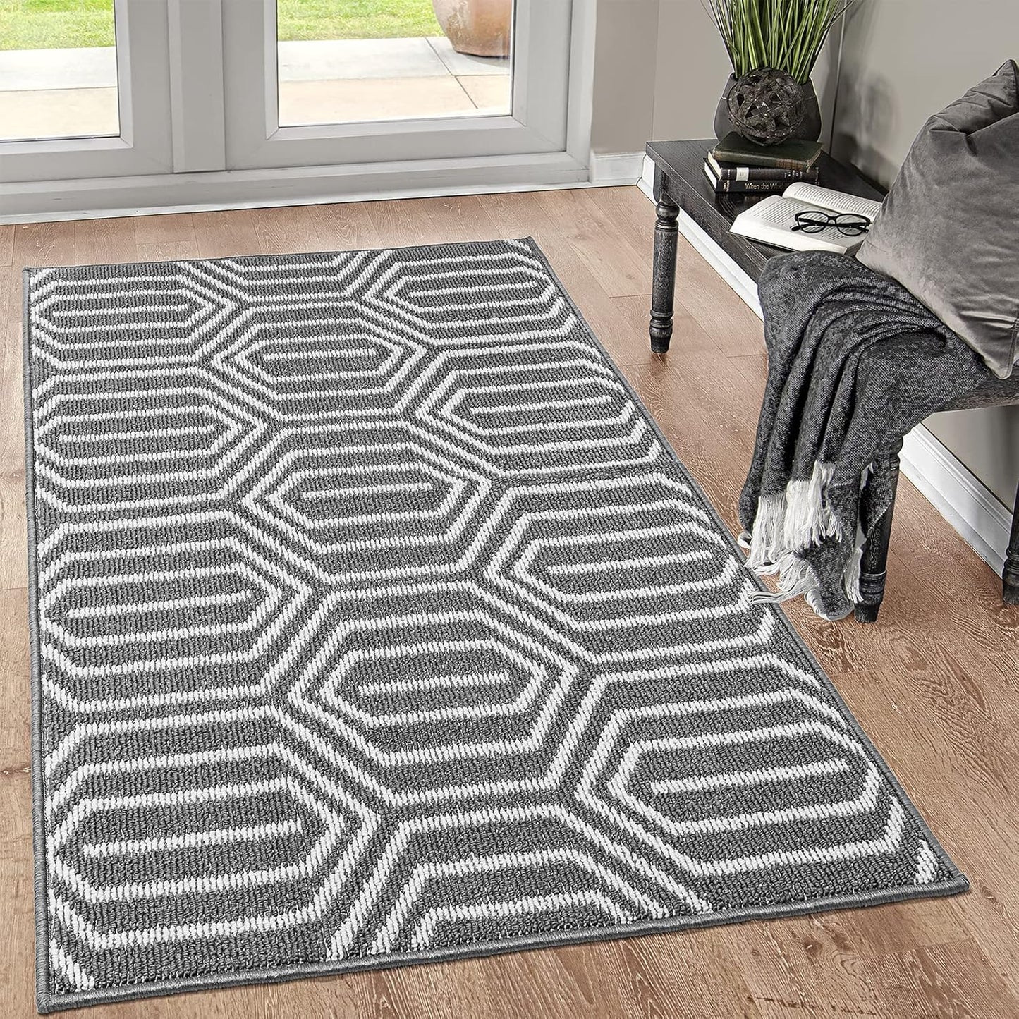 Tapete puerta 36x59pulg antiderrap atrapa suciedad