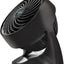 Ventilador mesa 2 velocidades ajustable color negro