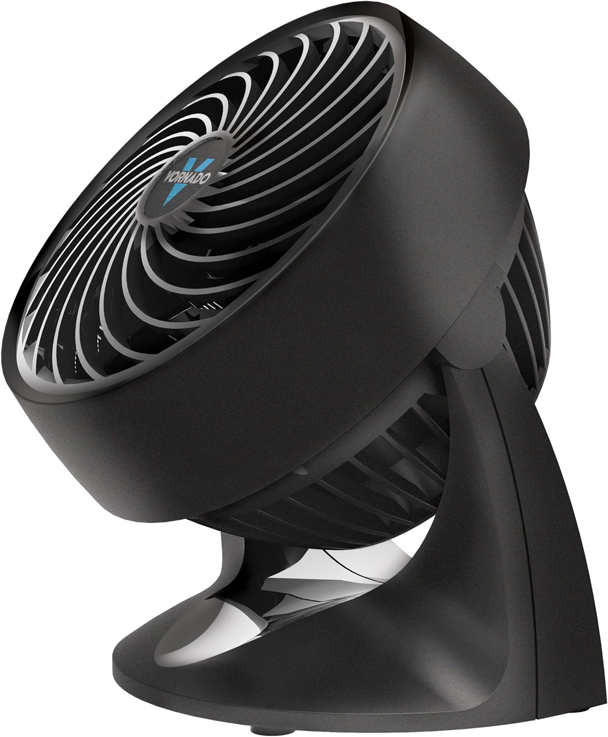 Ventilador mesa 2 velocidades ajustable color negro