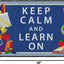 Alfombra Keep Calm & Learn para niños y adultos