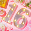 Letrero LED números decorativos para cumpleaños y fiestas