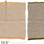 Set 2 Paños Plato Algodón Cuadrado Multicolor