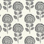 Papel tapiz floral carbón bohemio 17.7x354pulg autoadhesivo