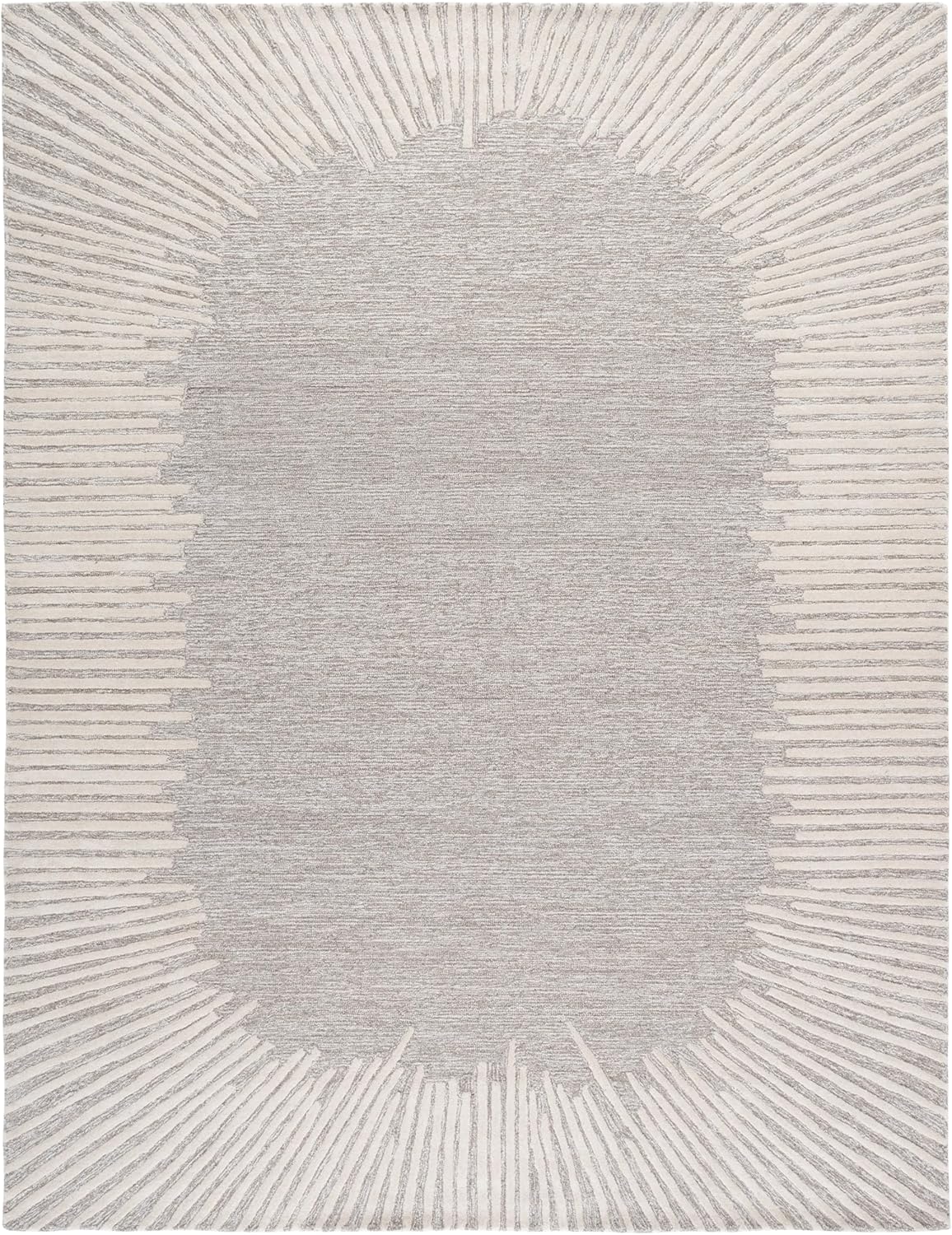 Alfombra 8x10ft Lana Hecha a Mano Colección Abstracta