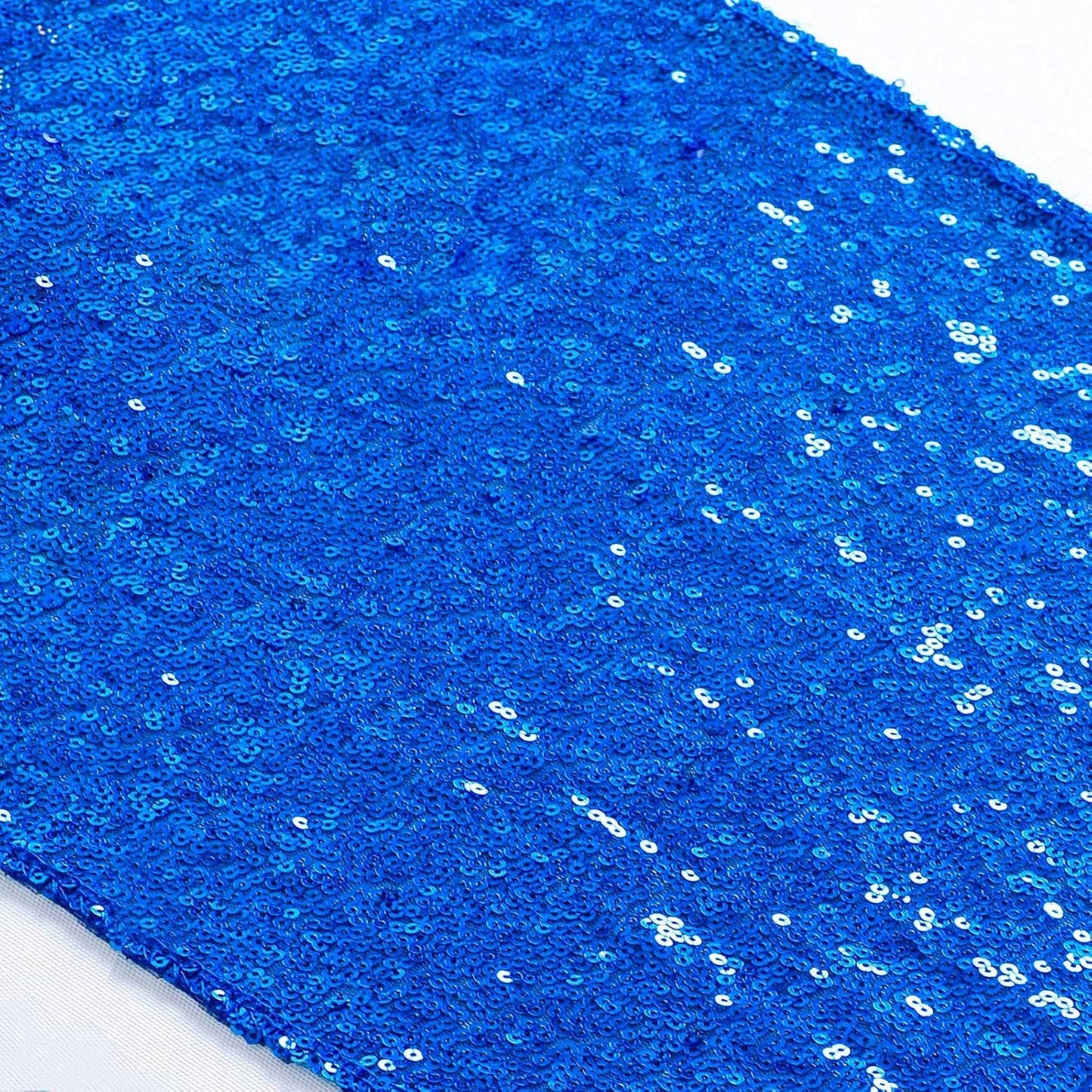 Caminos mesa azul real 15 pzas 12x108 con lentejuelas