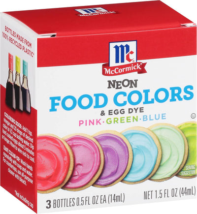 Colorante alimentario neon surtido 1.5oz