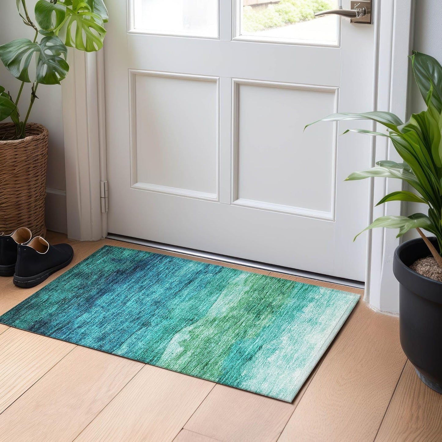 Alfombra 1'8"x2'6" lavable dormitorio sala comedor