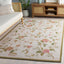 Alfombra sala dormitorio 5x8ft lana enganchada a mano