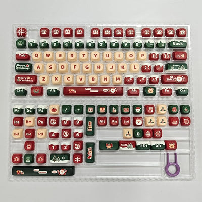 Juego teclas PBT navideño comp 60-100% ANSI