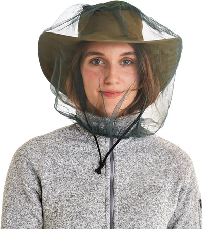 Red para cabeza malla fina contra insectos camping