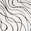Alfombra área 8x12ft 1.2" marfil y negro no pelusa