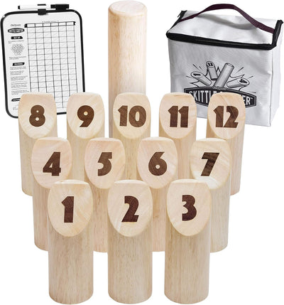 Set lanzamiento bloques numerados con marcador