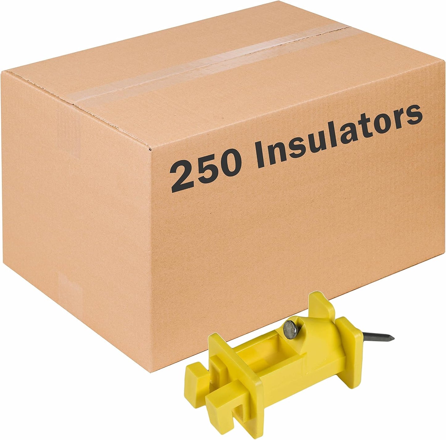 Aislante uñas inclinadas amarillas pack 250