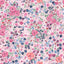Papel tapiz floral bohemio rosa 17.7x354" dormitorio