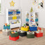 6 Cajas Tela Plegables para Niños con Asas Organiz.