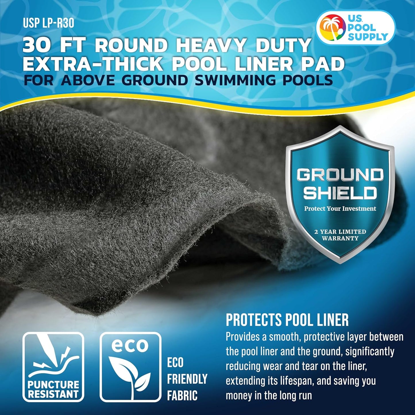 Almohadilla revestimiento piscina redonda 30ft resistente