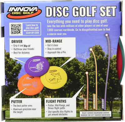 Set 3 Pzas Golf Innova Disc Driver Putter Plástico DX