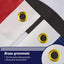 Bandera exterior doble cara 3x5ft 100% poliéster