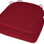 Set 2 cojines silla antideslizantes color rojo