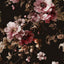Papel tapiz floral negro autoadhesivo flores peonía