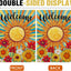 Bandera jardín decorativa girasol amapola margarita