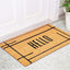 Alfombra moderna natural 48x30pulg