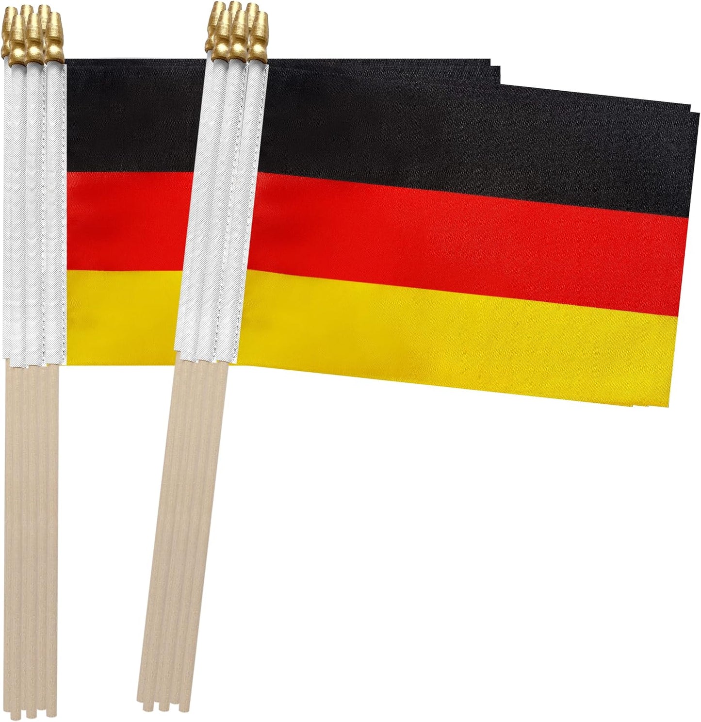 Banderas alemanas 5x8pulg paquete 12